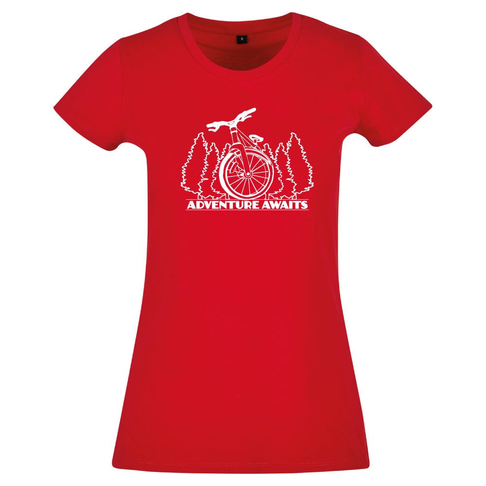 Adventure Awaits Ladies Cycling T-Shirt