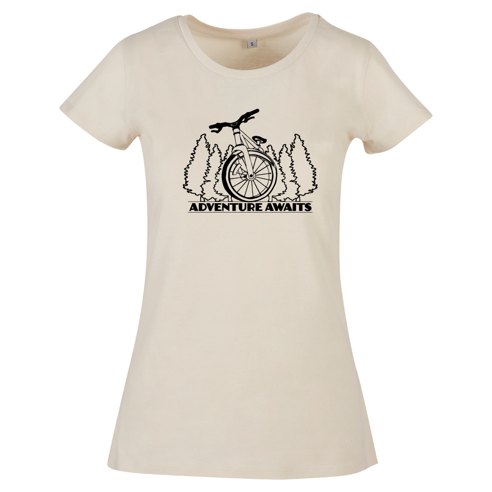 Adventure Awaits Ladies Cycling T-Shirt