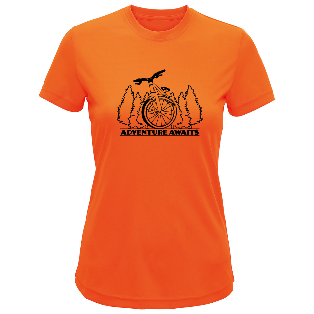 Adventure Awaits Ladies Cycling T-Shirt