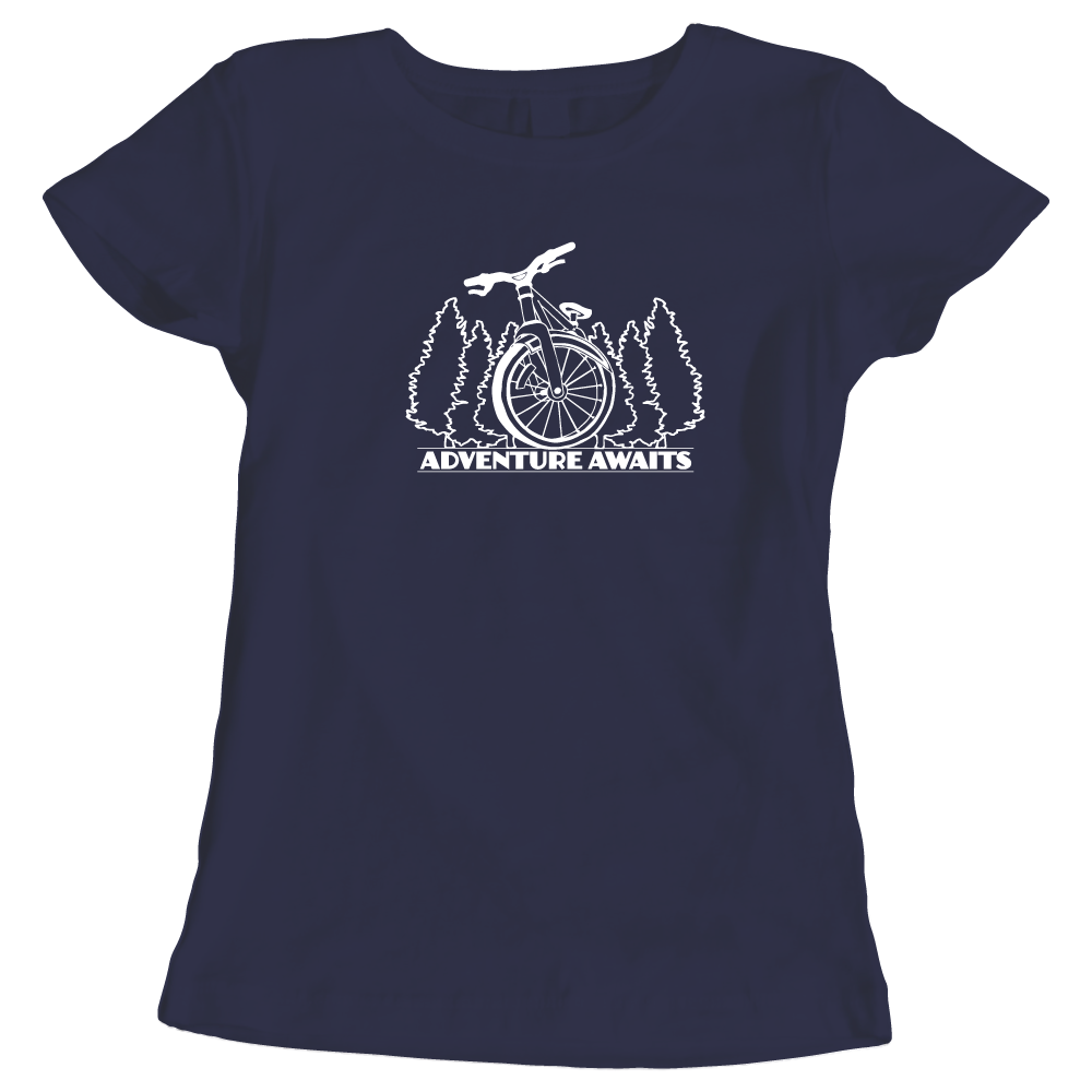 Adventure Awaits Ladies Cycling T-Shirt