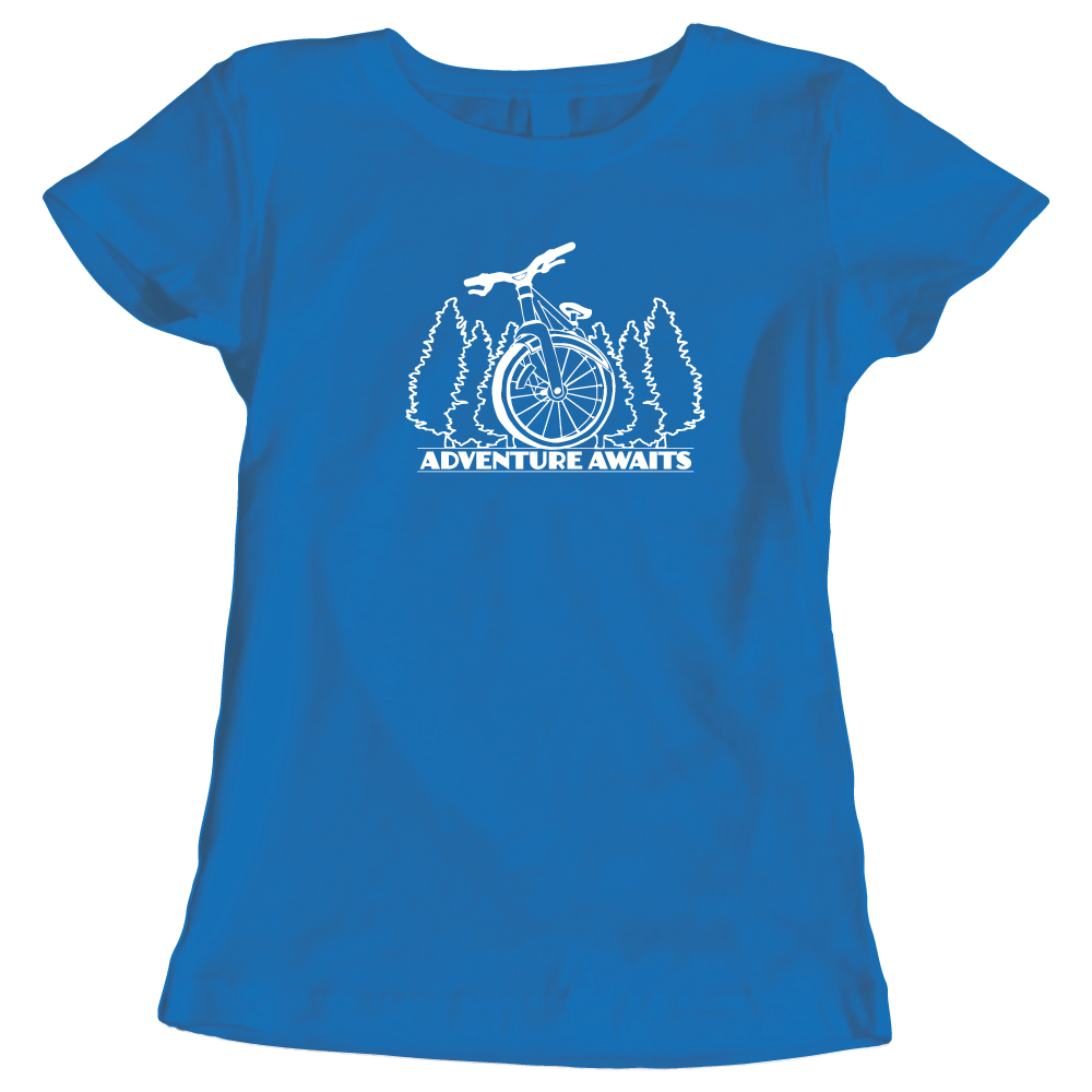 Adventure Awaits Ladies Cycling T-Shirt