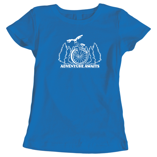Adventure Awaits Ladies Cycling T-Shirt