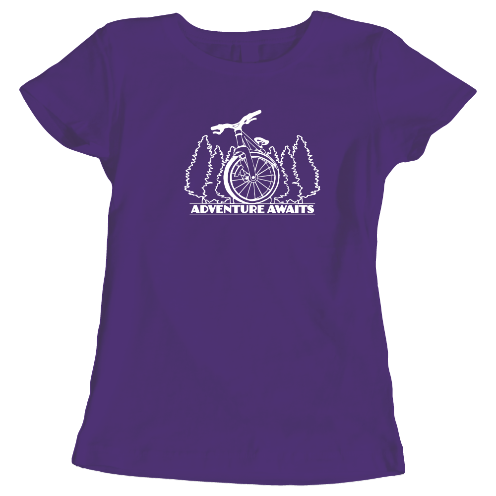 Adventure Awaits Ladies Cycling T-Shirt