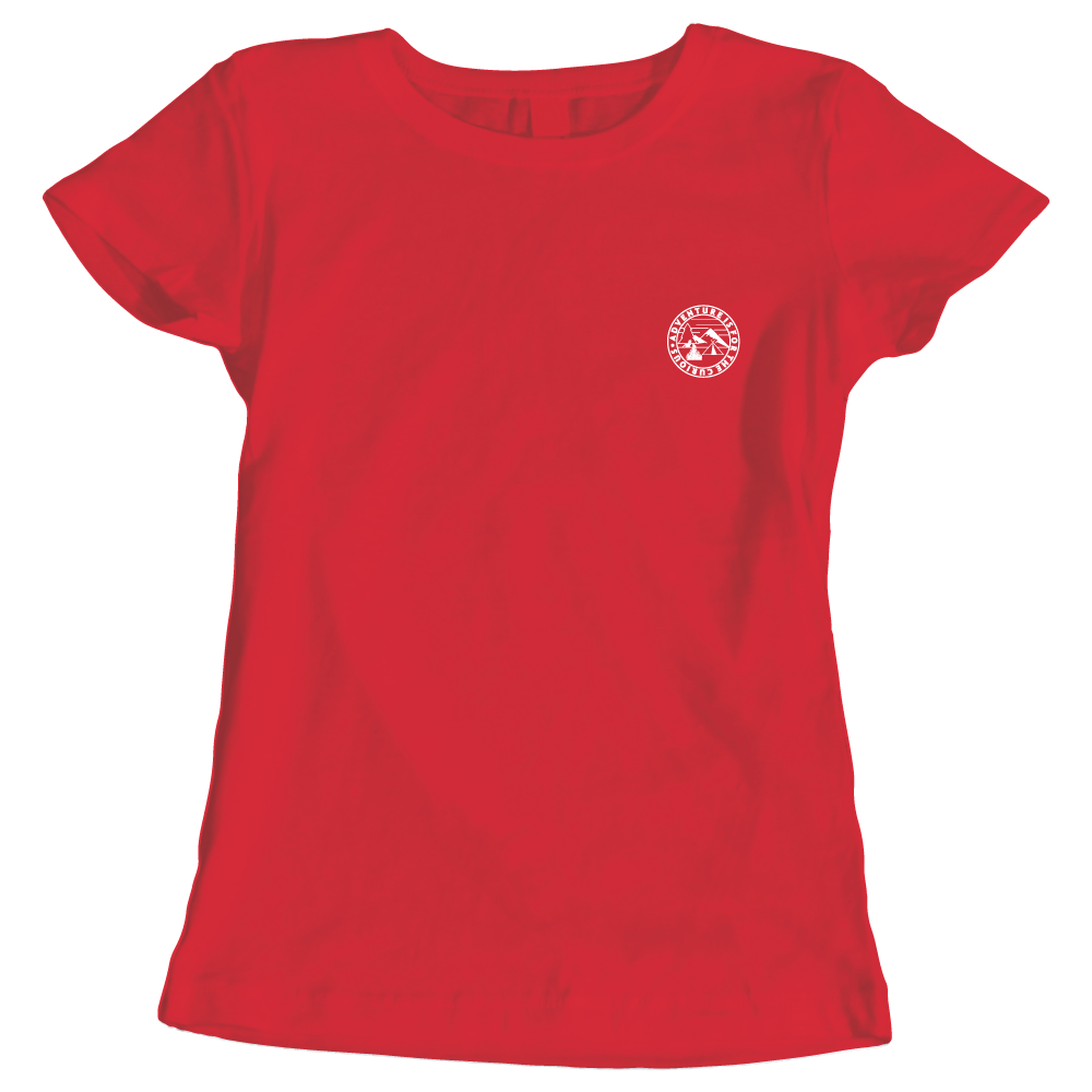 Adventure Is For The Curious Ladies Hiking T-Shirt