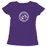 Adventure Is For The Curious ladies hiking t-shirt