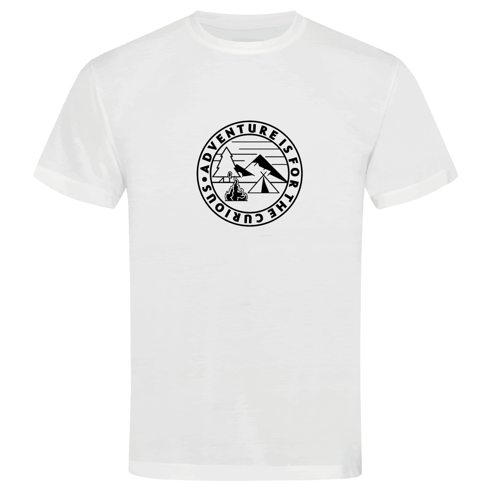 Adventure Is For The Curious Unisex Hiking T-Shirt