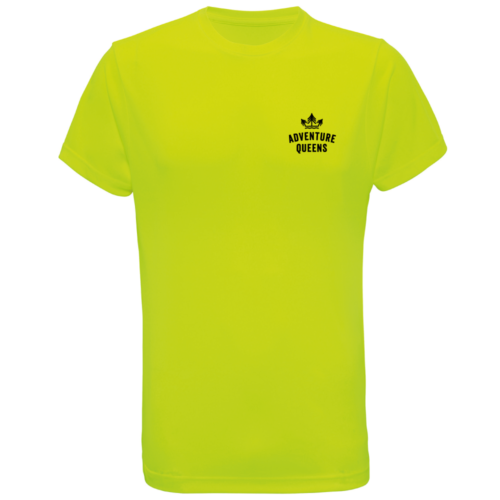 Adventure Queens logo unisex t-shirt with small design