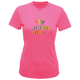 Adventure Queens Rainbow logo women's t-shirt