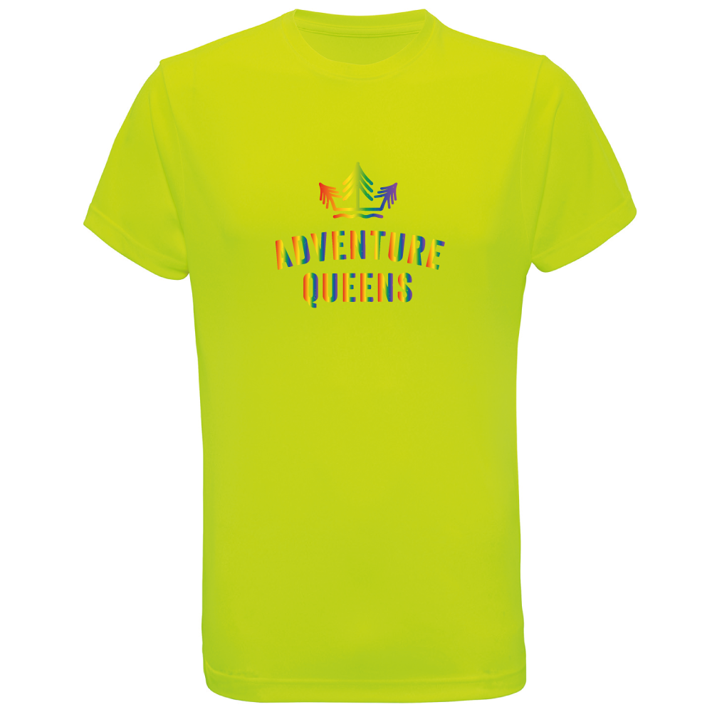 Adventure Queens Rainbow logo unisex t-shirt
