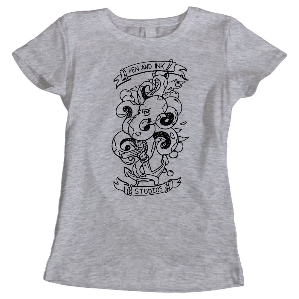 Pen & Ink Studios - All At Sea Ladies T-Shirt