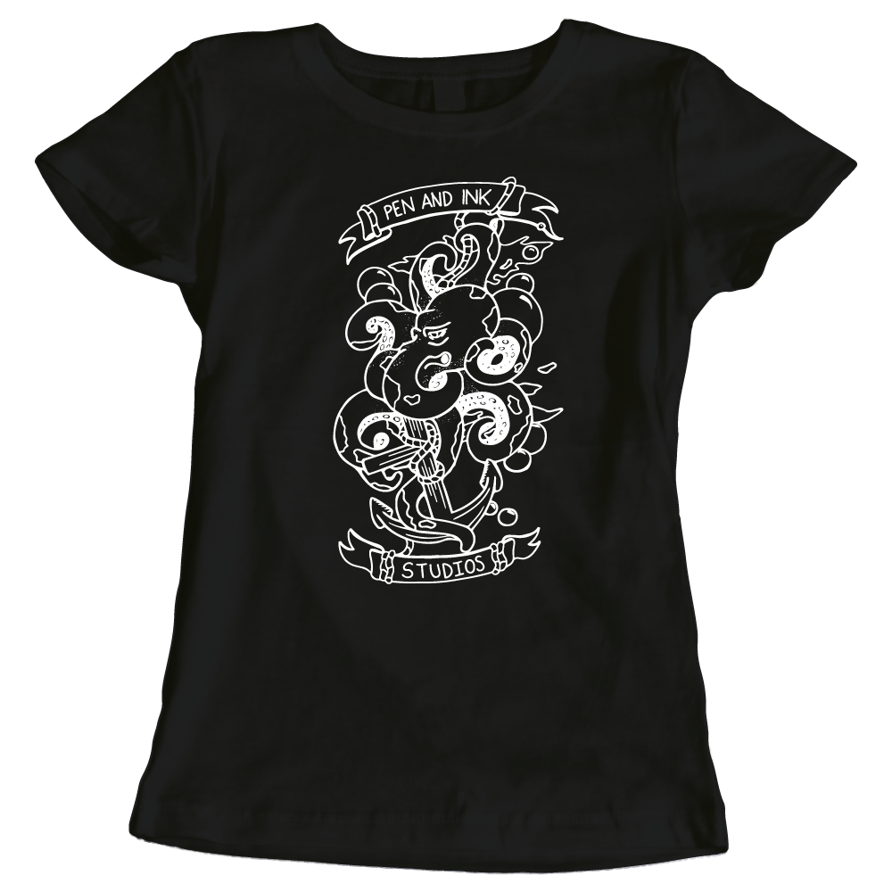 Pen & Ink Studios - All At Sea Ladies T-Shirt