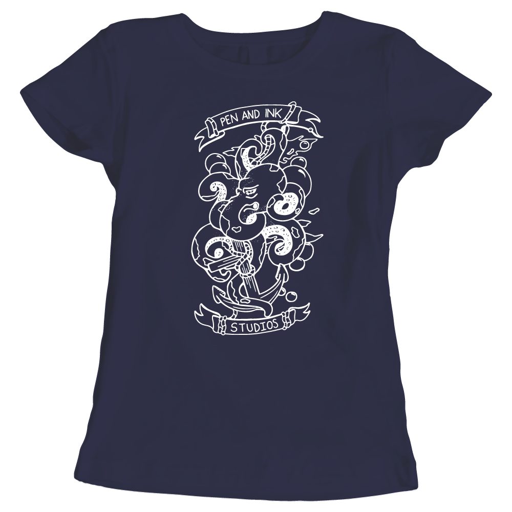 Pen & Ink Studios - All At Sea Ladies T-Shirt