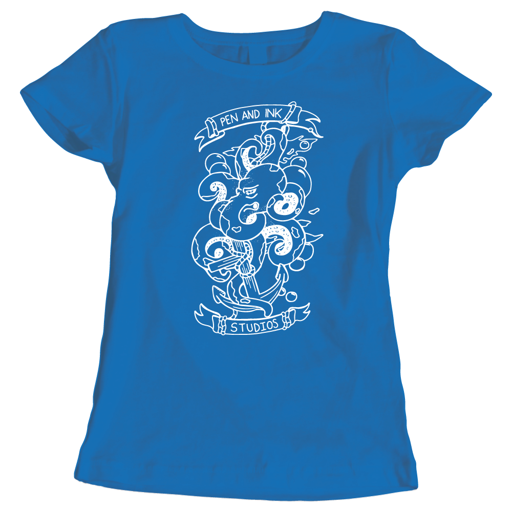 Pen & Ink Studios - All At Sea Ladies T-Shirt