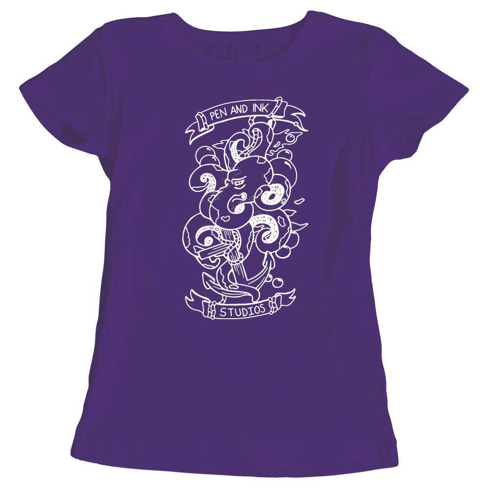 Pen & Ink Studios - All At Sea Ladies T-Shirt