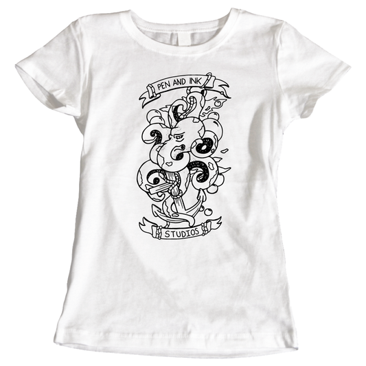 Pen & Ink Studios - All At Sea Ladies T-Shirt