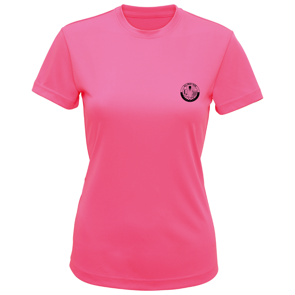 All I Want To Do Is Ride The Waves Ladies Surfing T-Shirt
