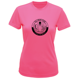 All I Want To Do Is Ride The Waves Ladies Surfing T-Shirt