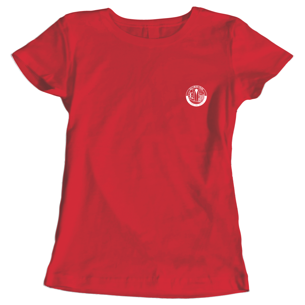 All I Want To Do Is Ride The Waves Ladies Surfing T-Shirt
