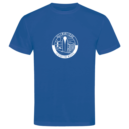 All I Want To Do Is Ride The Waves Surfing T-Shirt