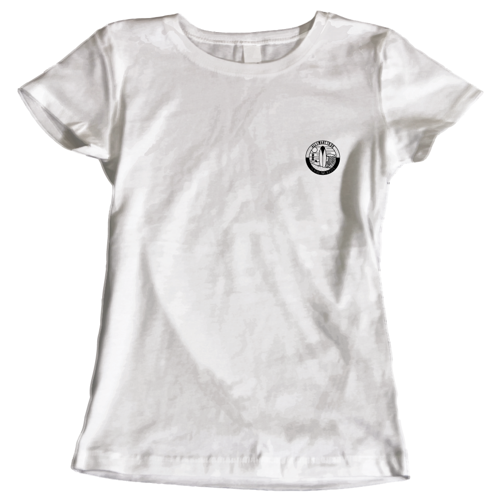 All I Want To Do Is Ride The Waves Ladies Surfing T-Shirt