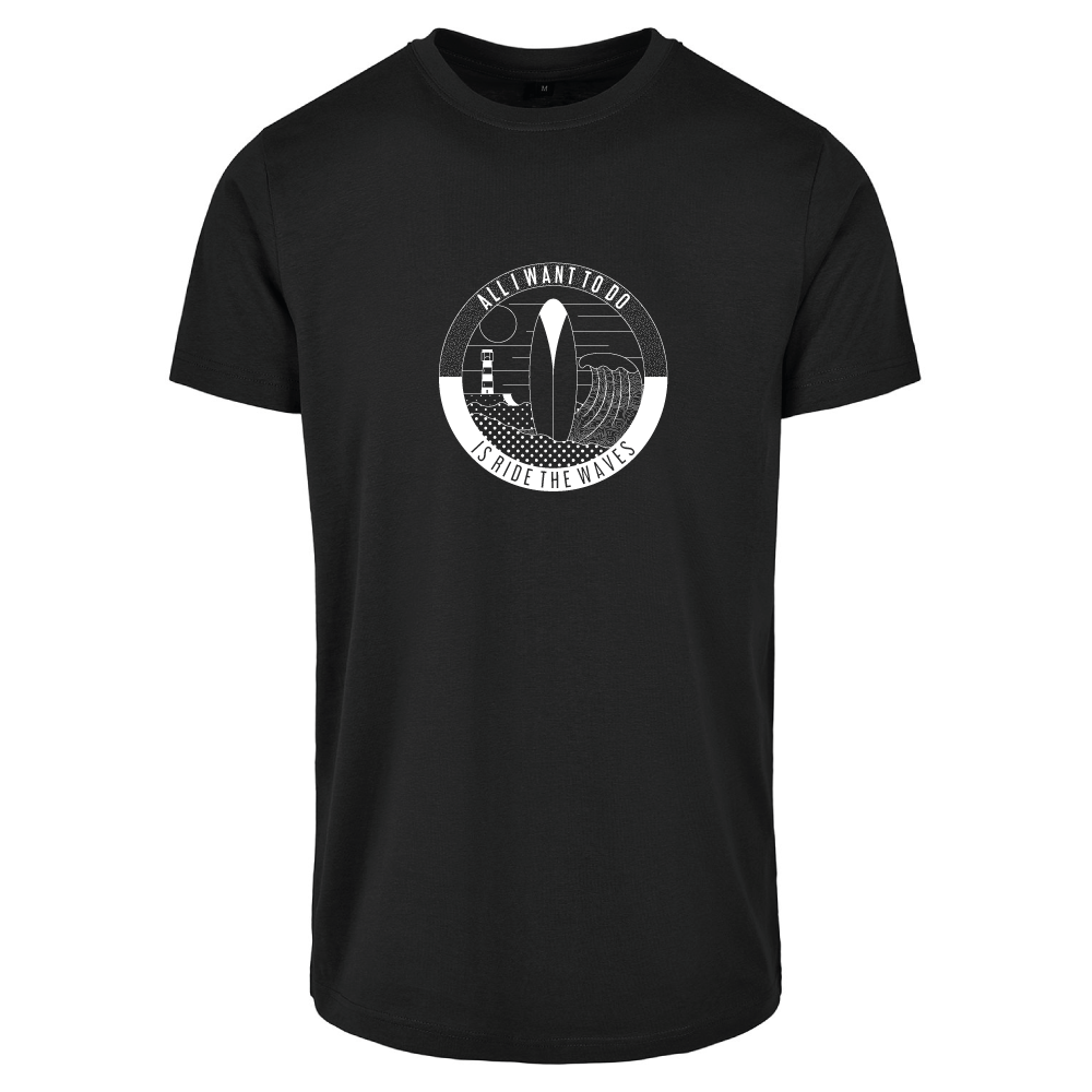 All I Want To Do Is Ride The Waves Surfing T-Shirt