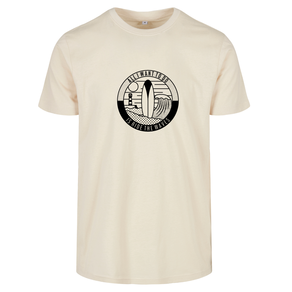All I Want To Do Is Ride The Waves Surfing T-Shirt