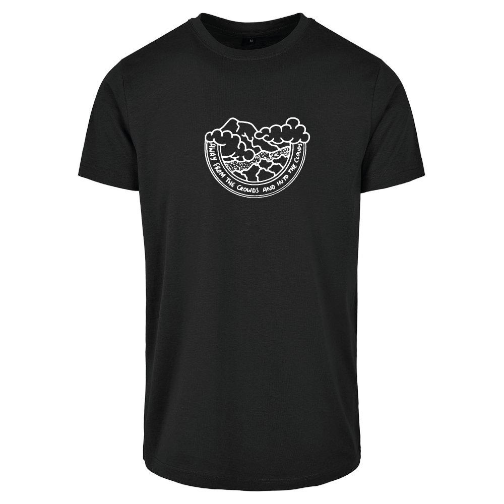 Away from the Crowds and Into the Clouds Travel T-Shirt