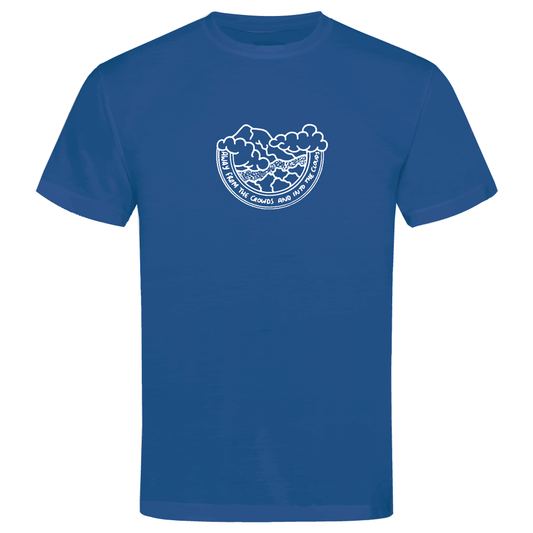 Away from the Crowds and Into the Clouds Hiking T-Shirt