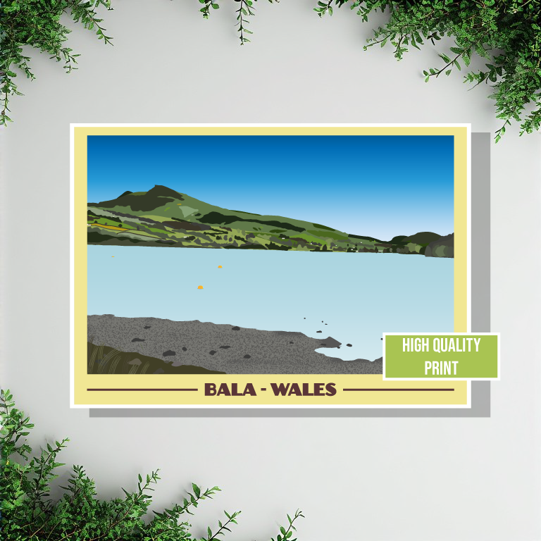 Bala Landscape Print – Snowdonia (Lustre Art Print)
