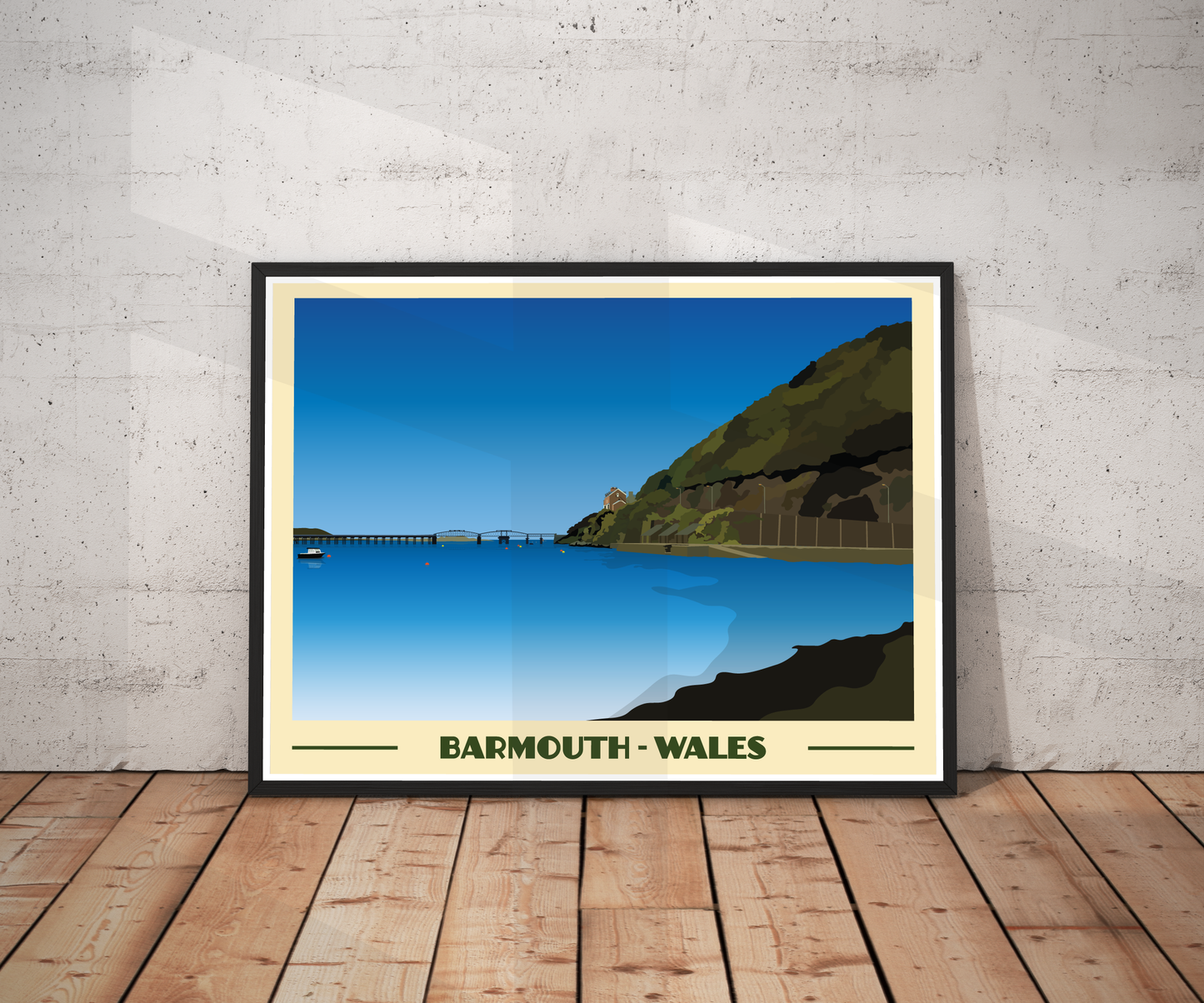 Barmouth Landscape Print – Snowdonia Coast (Lustre Art Print)