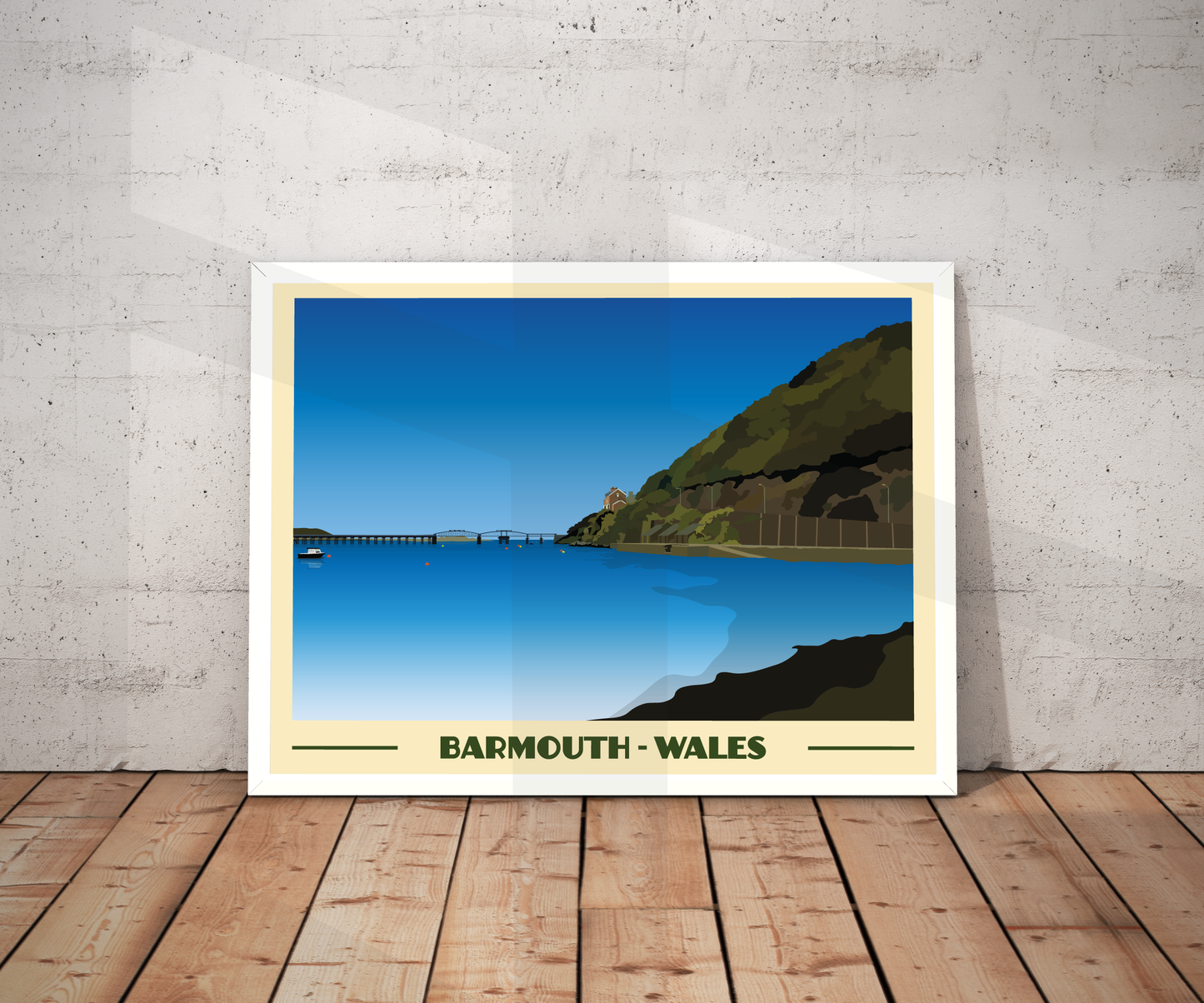 Barmouth Landscape Print – Snowdonia Coast (Lustre Art Print)