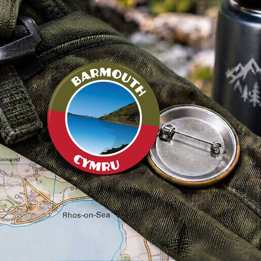 Barmouth 25mm Pin Badge | Travel Memories Pin Badge