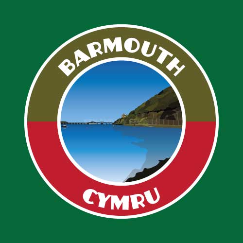 Barmouth Cymru Sticker | Holiday Visitor Themed Sticker