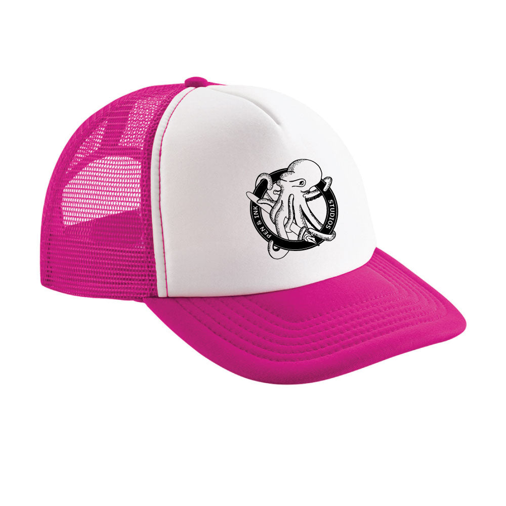 Pen & Ink Studios Octopus Trucker Cap | Vintage Adventure Snapback
