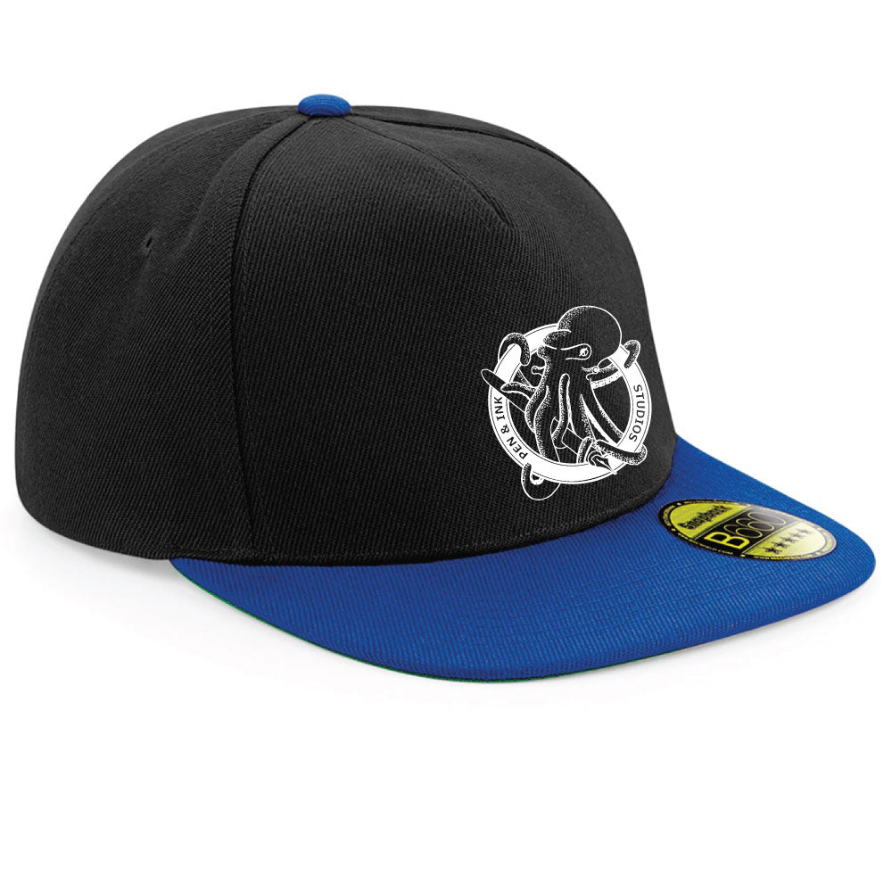 Pen & Ink Studios Octopus Snapback Cap | Adventure Lifestyle Headwear
