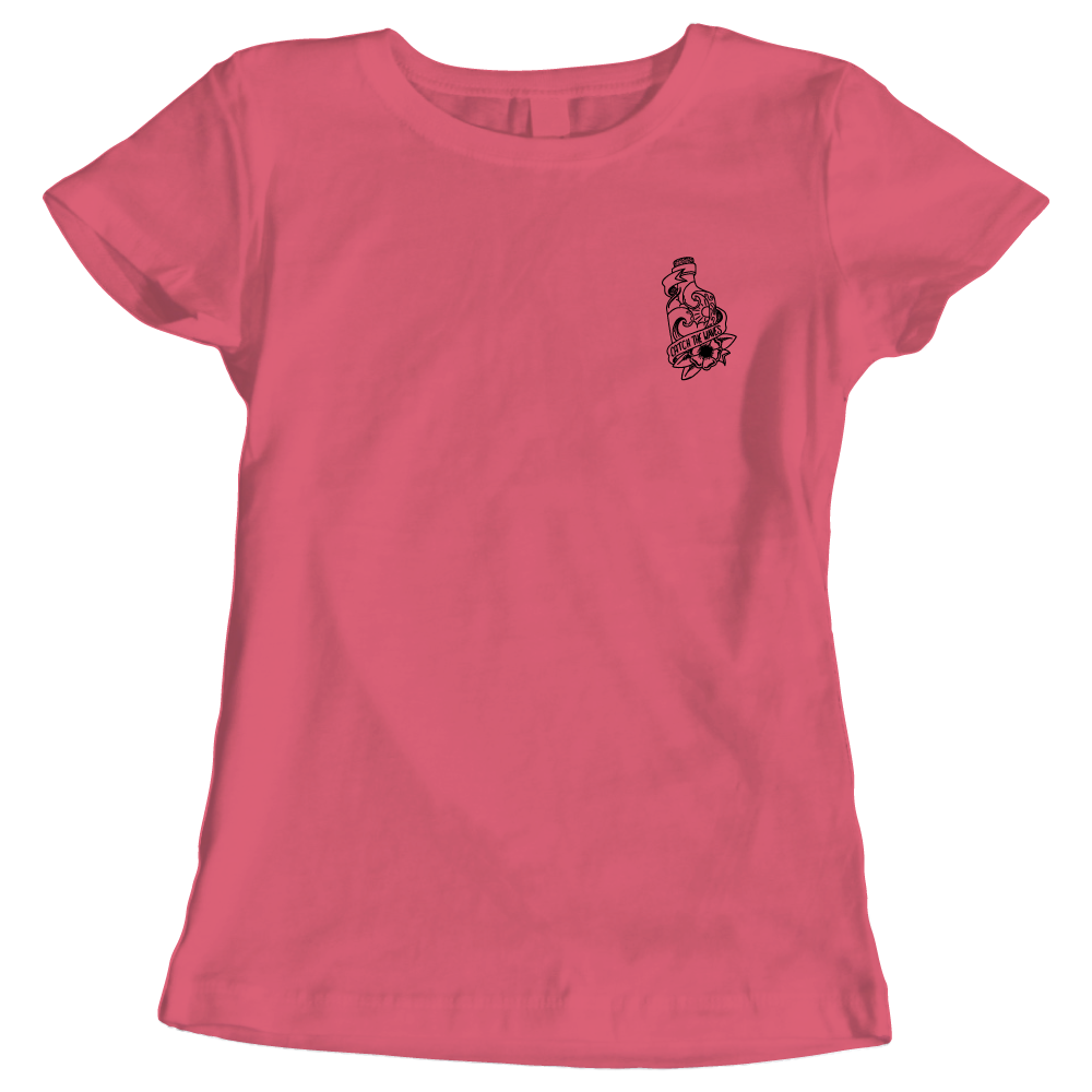 Catch The Waves Surfing Sea Lovers Ladies T-Shirt