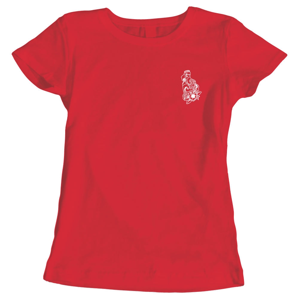 Catch The Waves Surfing Sea Lovers Ladies T-Shirt