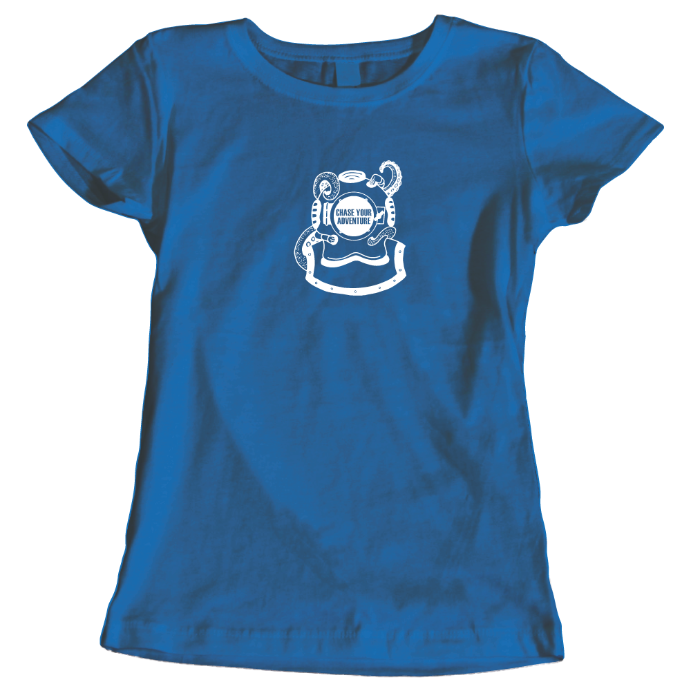 Chase Your Adventure Diving Sea Lovers Ladies T-Shirt