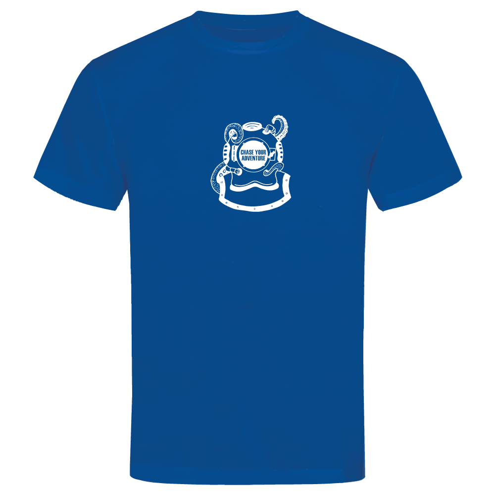 Chase Your Adventure Diving Sea Lovers T-Shirt – Large Design