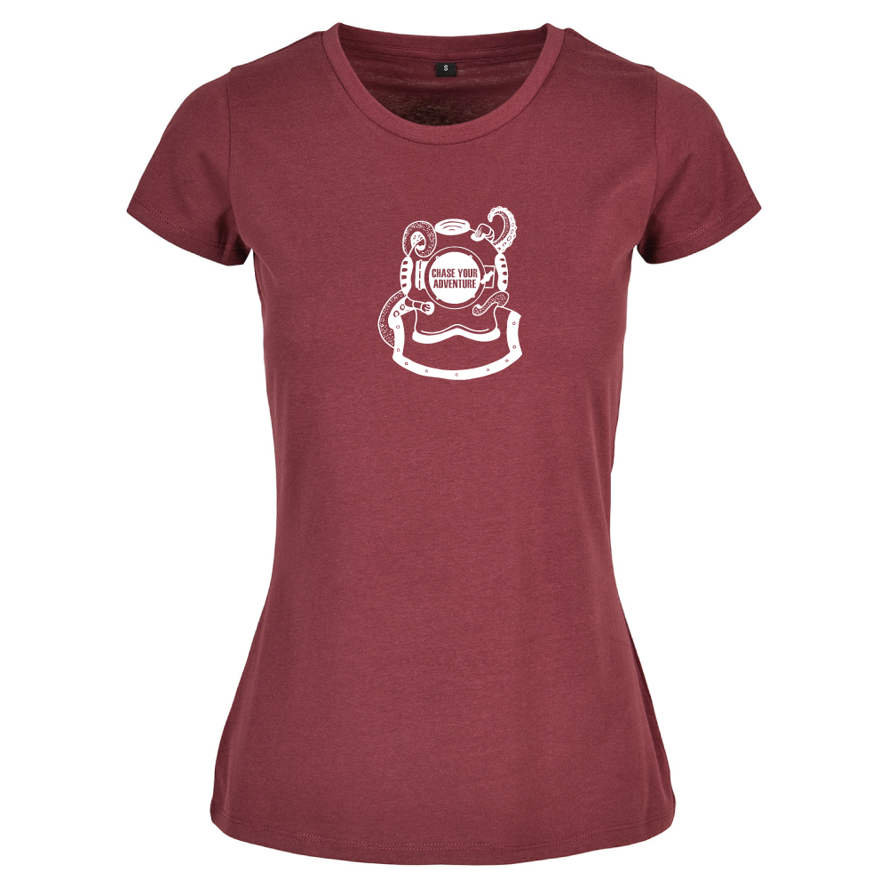 Chase Your Adventure Diving Sea Ocean Lovers Ladies T-Shirt