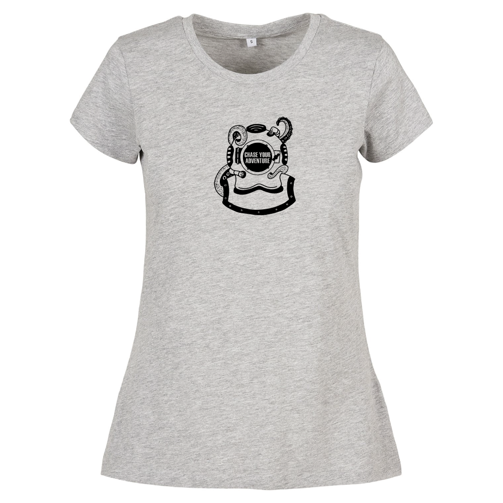 Chase Your Adventure Diving Sea Ocean Lovers Ladies T-Shirt
