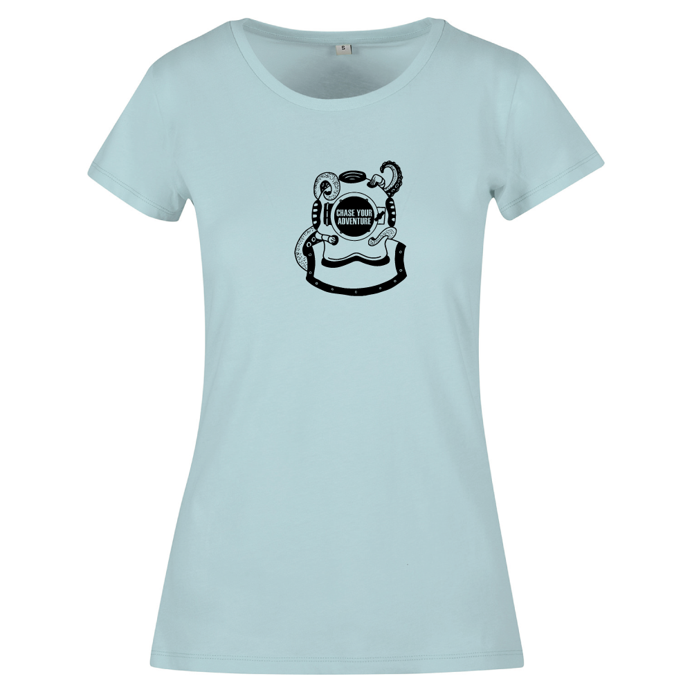 Chase Your Adventure Diving Sea Ocean Lovers Ladies T-Shirt