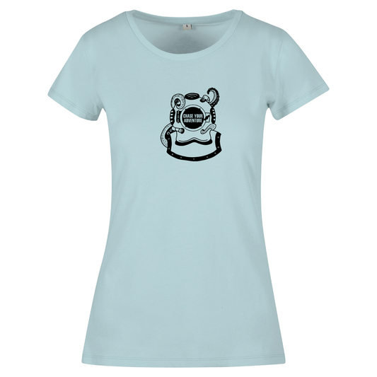 Chase Your Adventure Diving Sea Ocean Lovers Ladies T-Shirt