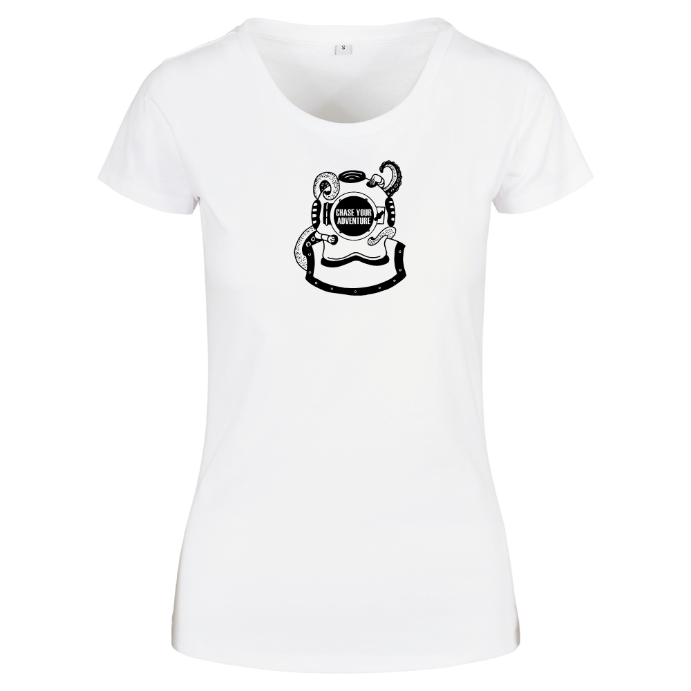Chase Your Adventure Diving Sea Ocean Lovers Ladies T-Shirt