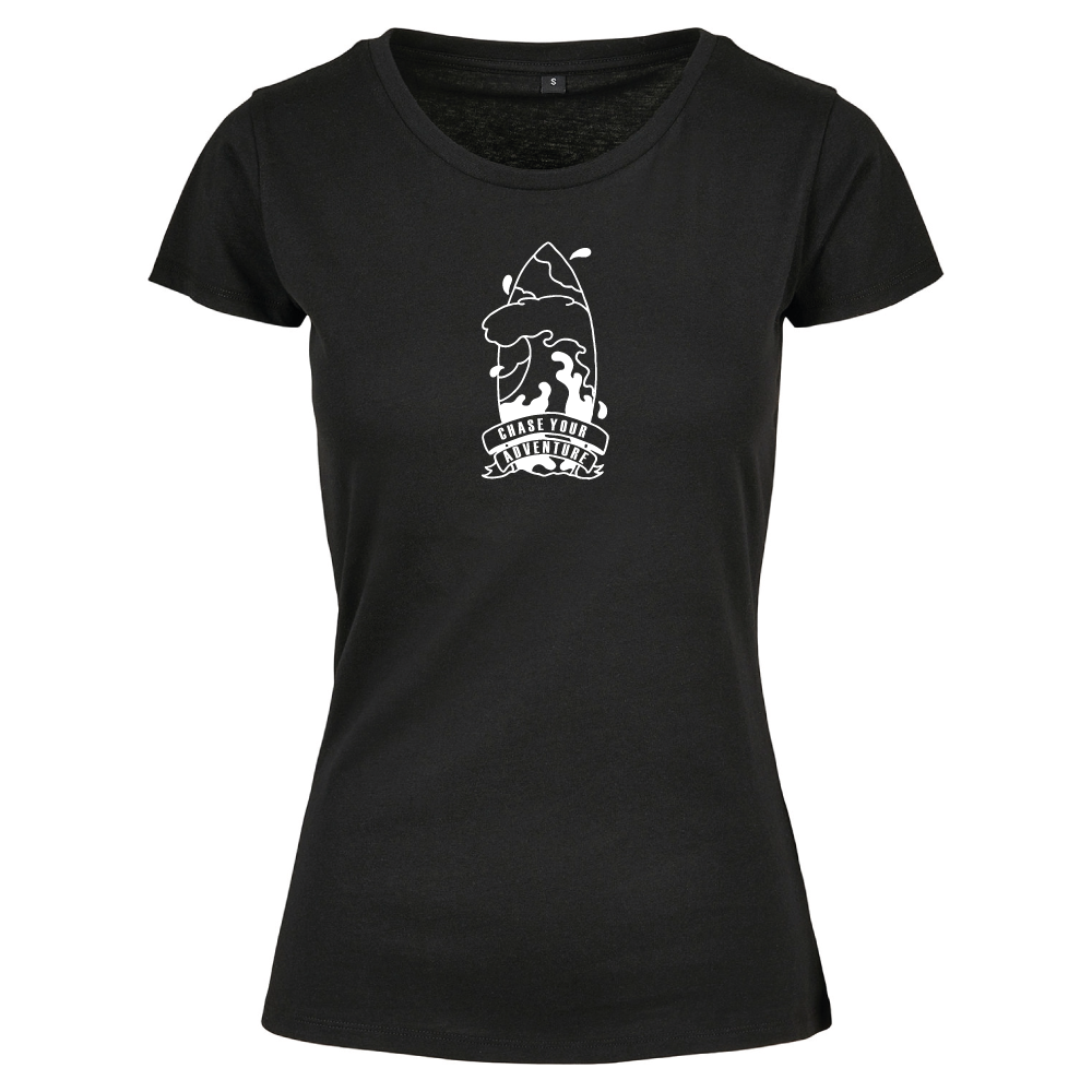 Chase Your Adventure Coastal Tee | Women's Surf T-Shirt UK