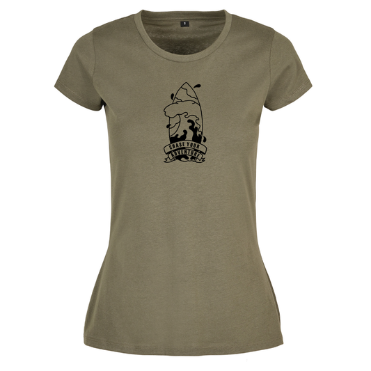 Chase Your Adventure Coastal Tee | Women's Surf T-Shirt UK