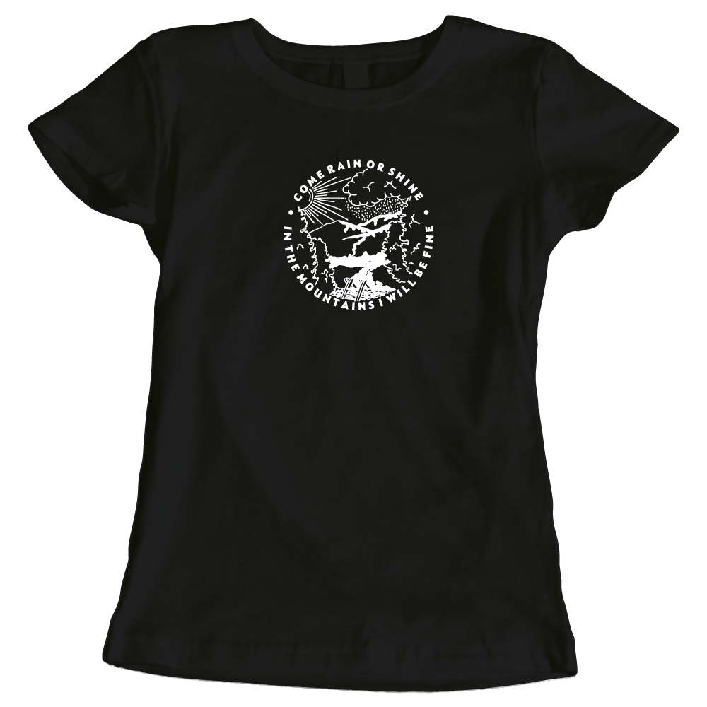 Come Rain or Shine Adventure Hiking Ladies T-Shirt