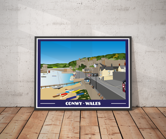 Conwy Landscape Print – North Wales (Lustre Art Print)