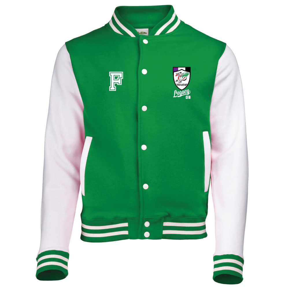 North Wales Dragons Community Football Team - Legacy Badge Varsity Jackets