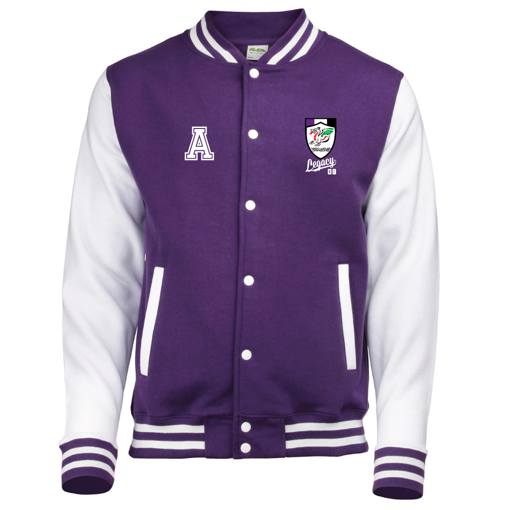 North Wales Dragons Community Football Team - Legacy Badge Varsity Jackets